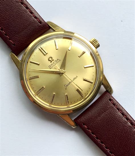 gold vintage omega seamaster|omega seamaster old models.